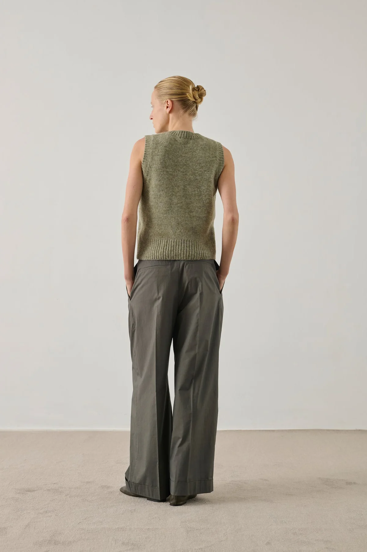 Namaste Vest Ecru Vert D'Eau - Image 6