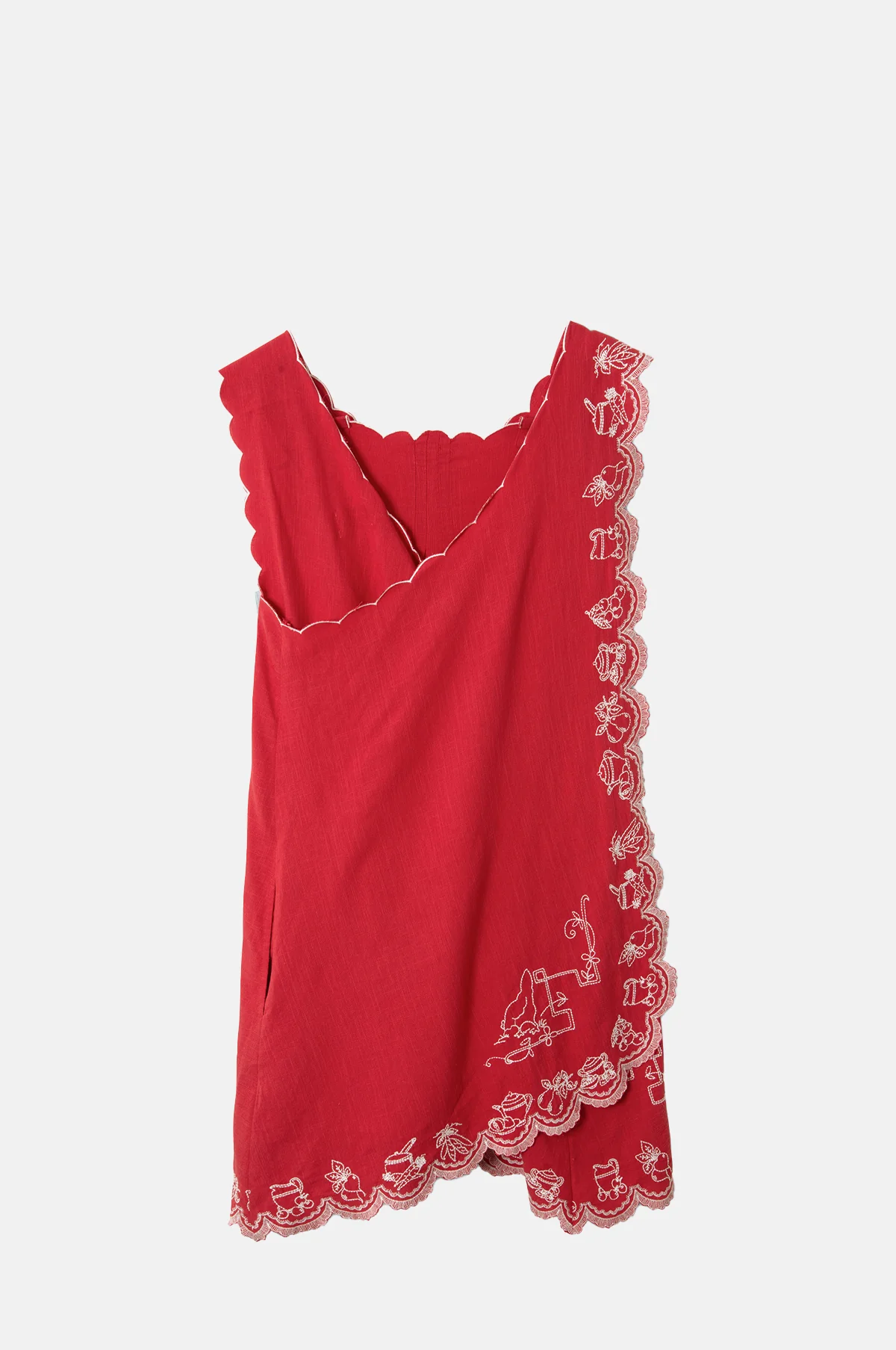 Natalina Mini Dress Red - Image 2