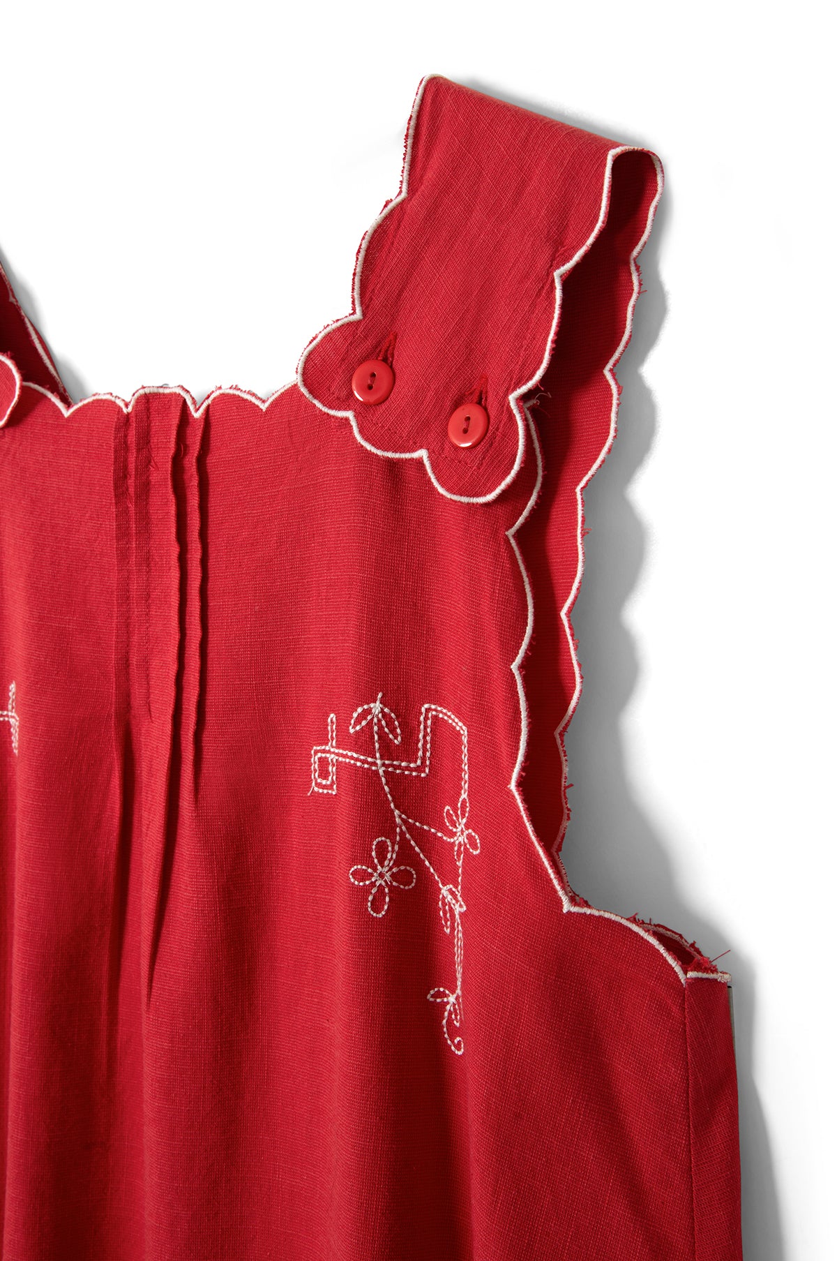 Natalina Mini Dress Red - Image 3