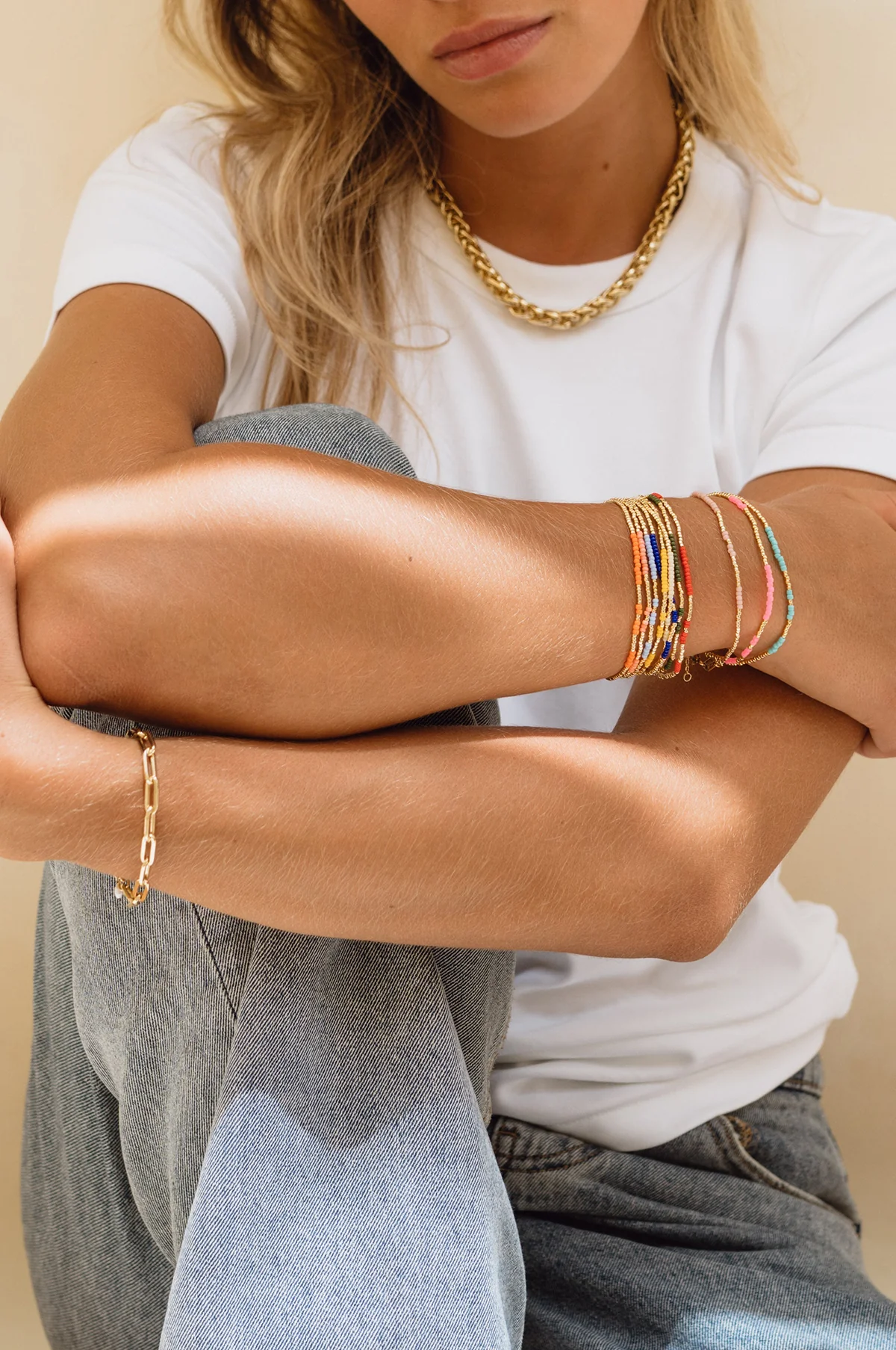 Navy Asymmetric Bracelet - Image 2