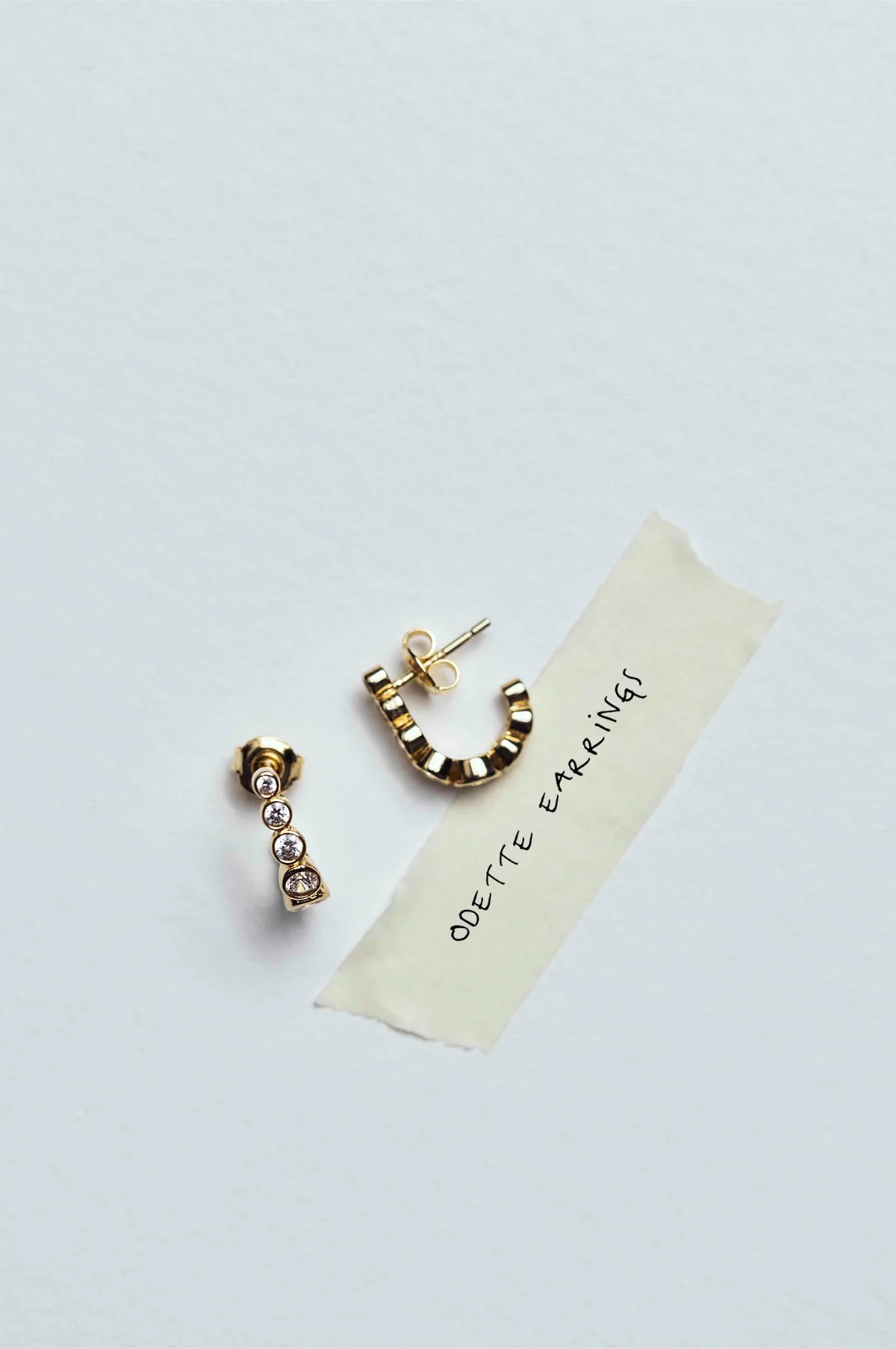 Odette Gold Earrings - Image 3