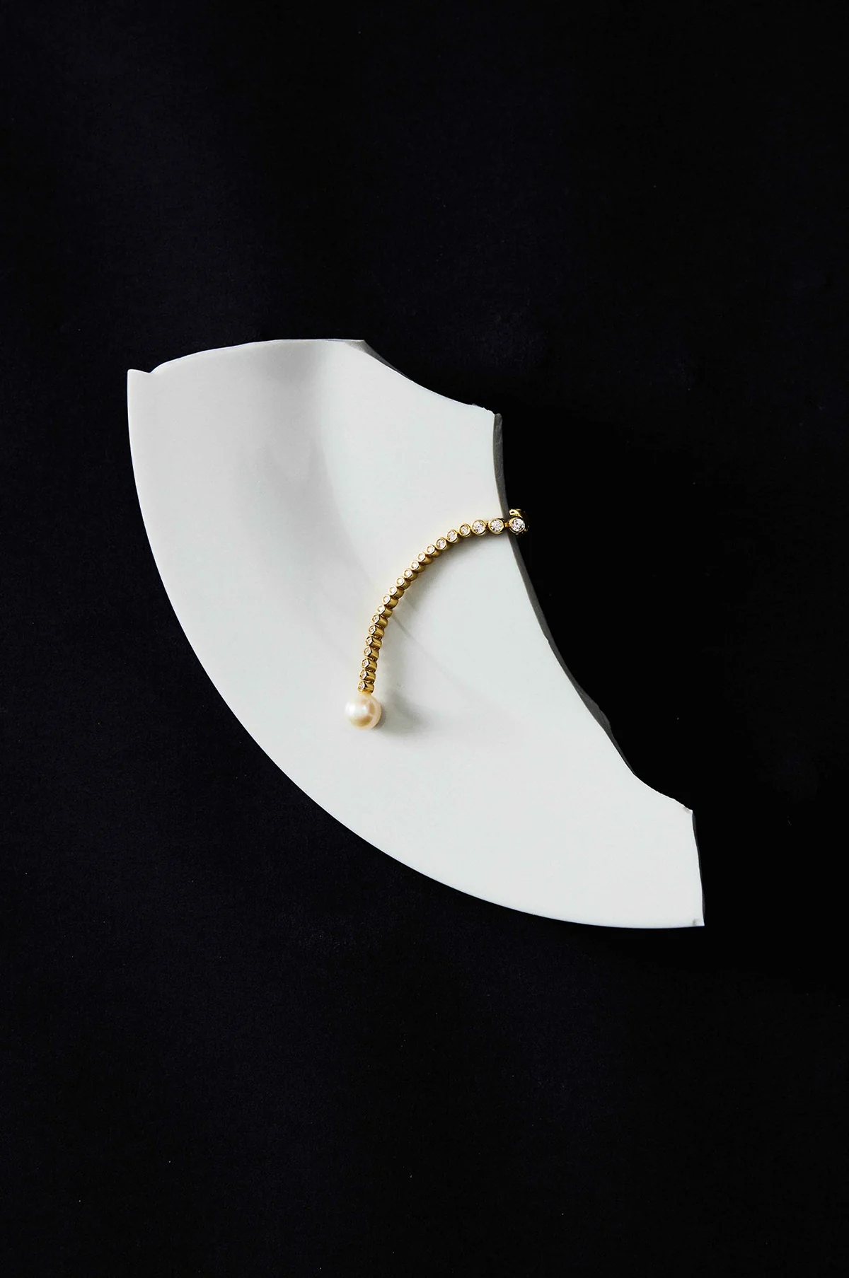 Odile Chandelier Gold Earrings - Image 5