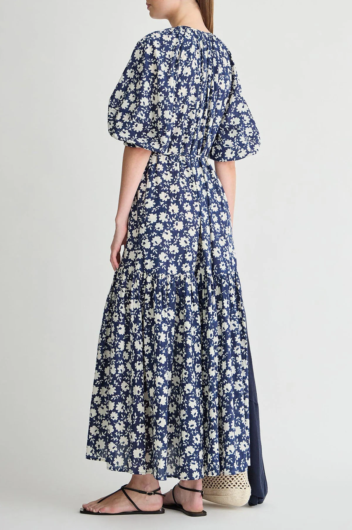 Otillie Maxi Navy Floral Stamp - Image 4