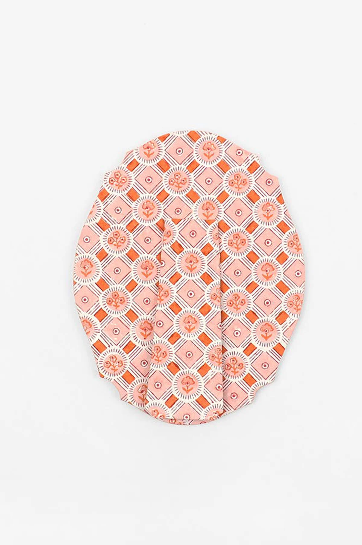 Oval Table Top Picture Frame Spring Bloom Orange - Image 3