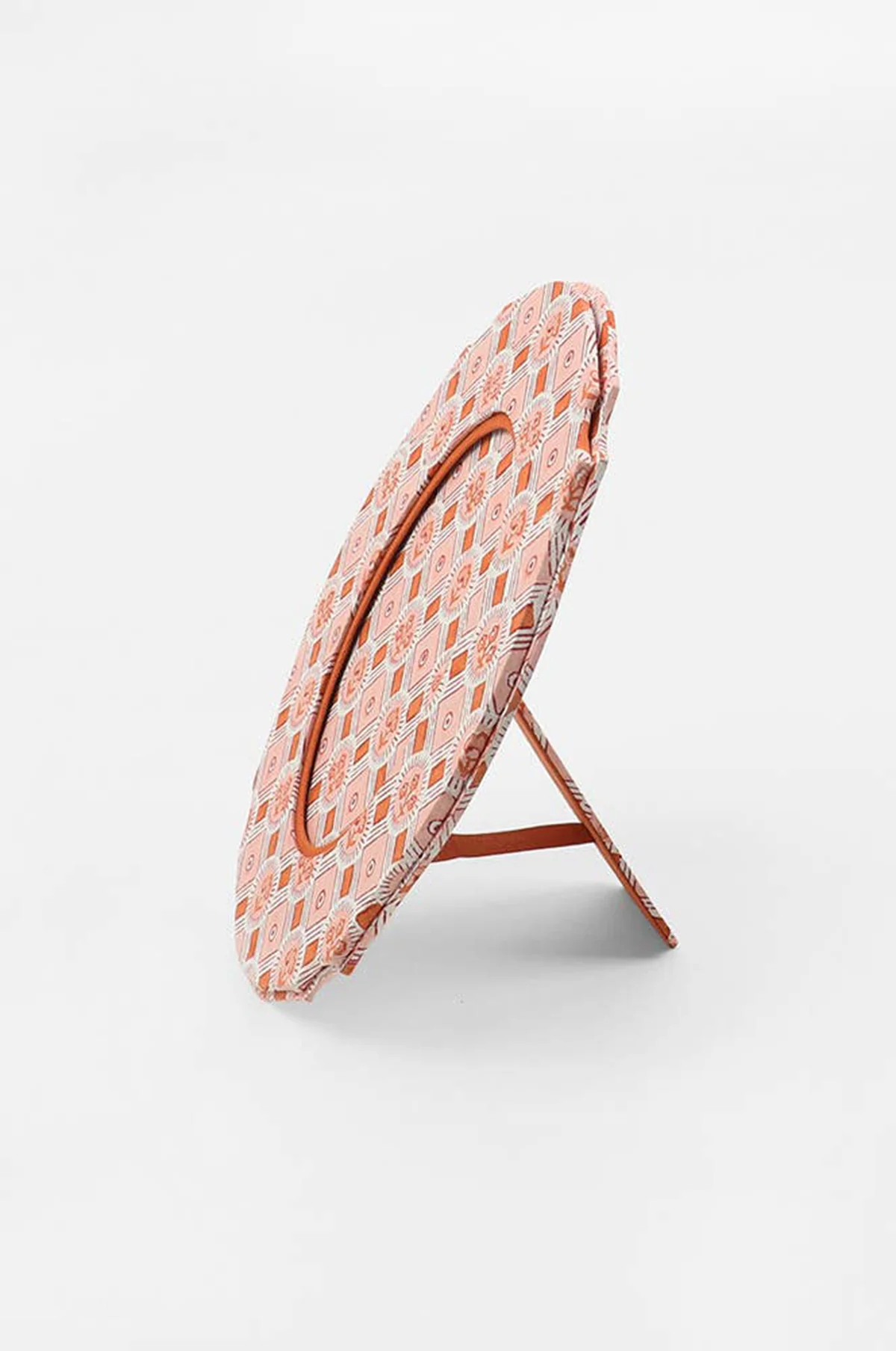 Oval Table Top Picture Frame Spring Bloom Orange - Image 4