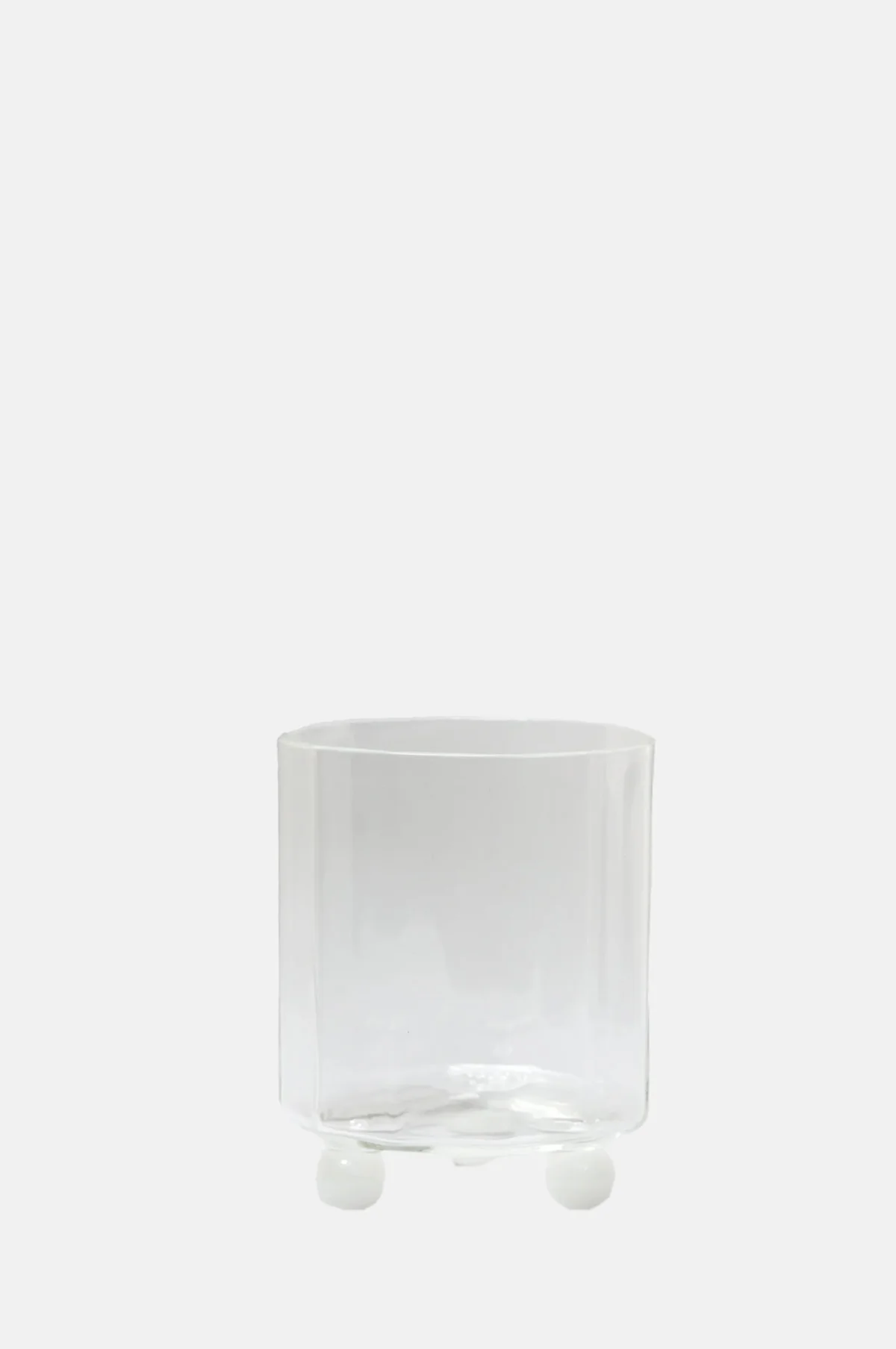 Palermo Glass White Feet
