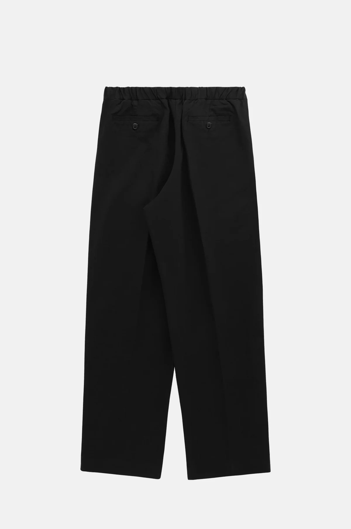 Park Twill Cotton & Linen Pant Black - Image 3