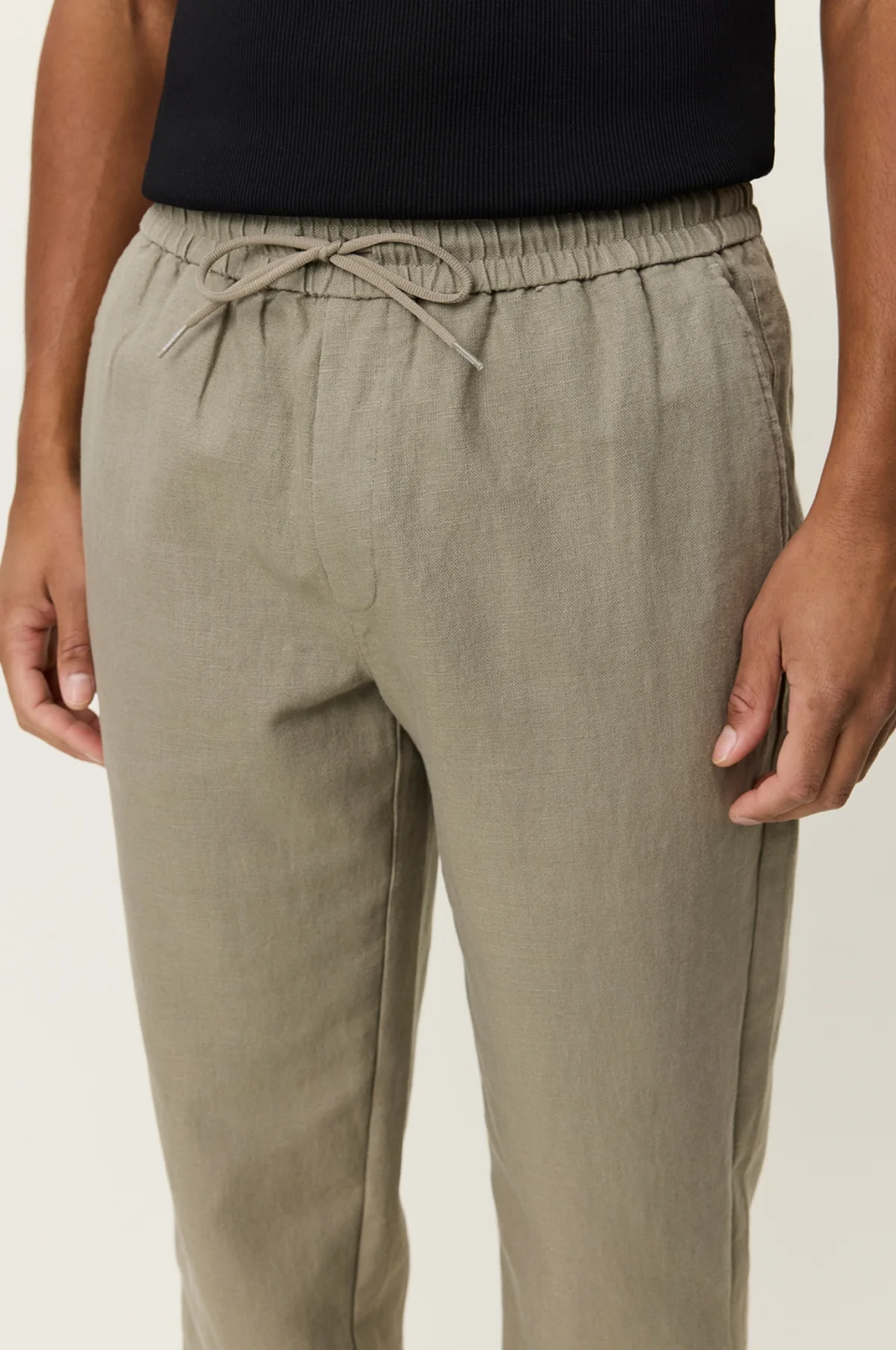 Patrick Linen Pants Laurel Oak Sand - Image 3