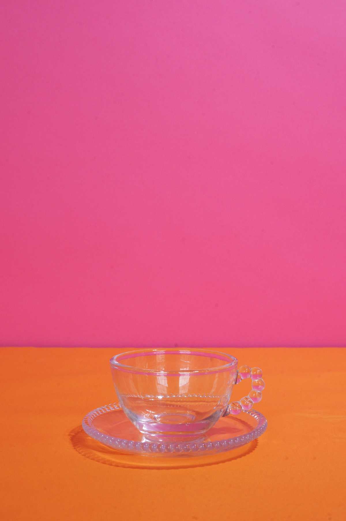Pearl Tea Cup & Saucer - Image 2