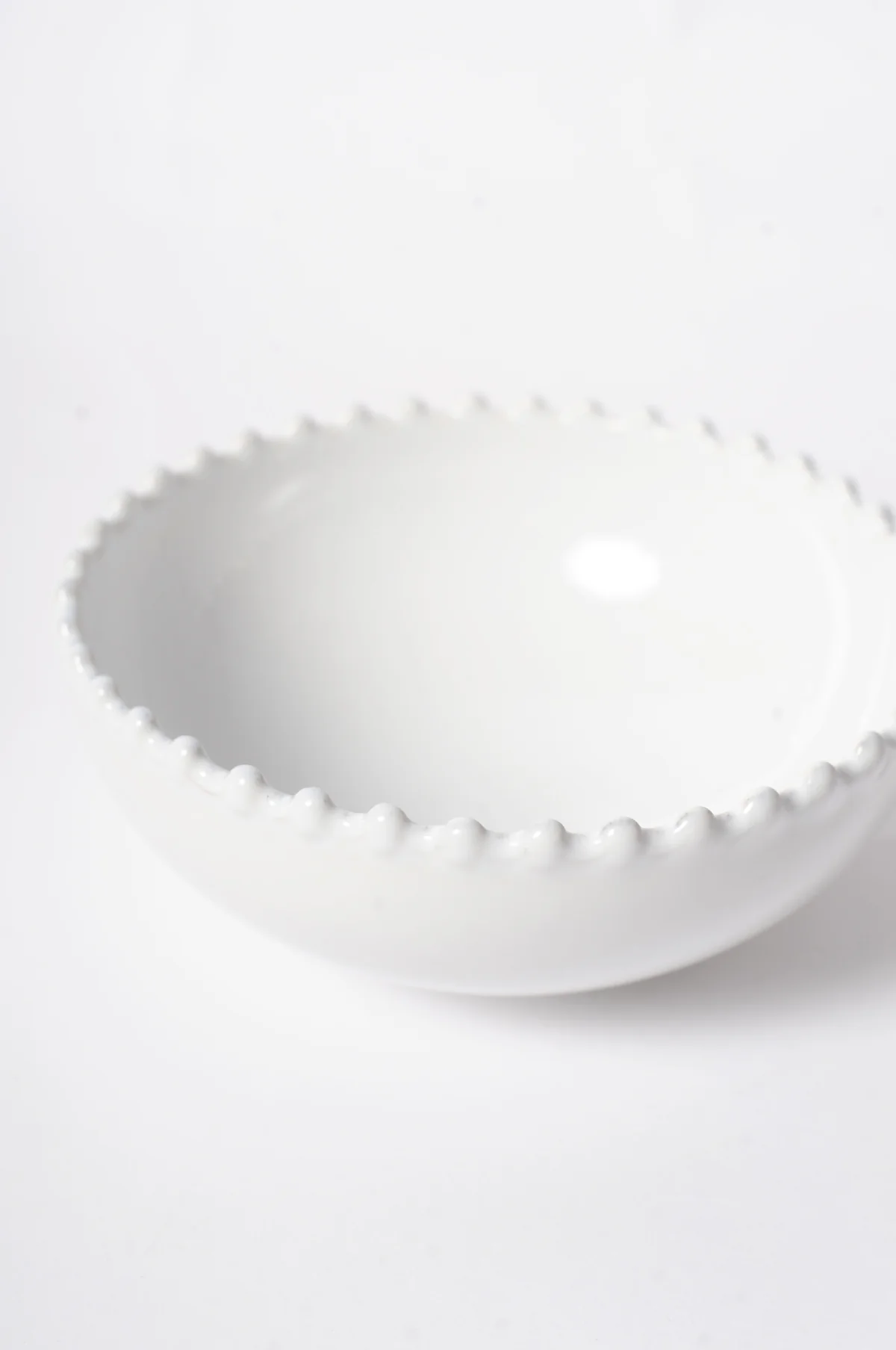 Pearl White Low Bowl - Image 4