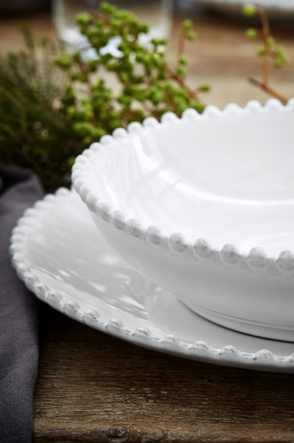 Pearl White Pasta Bowl - Image 3