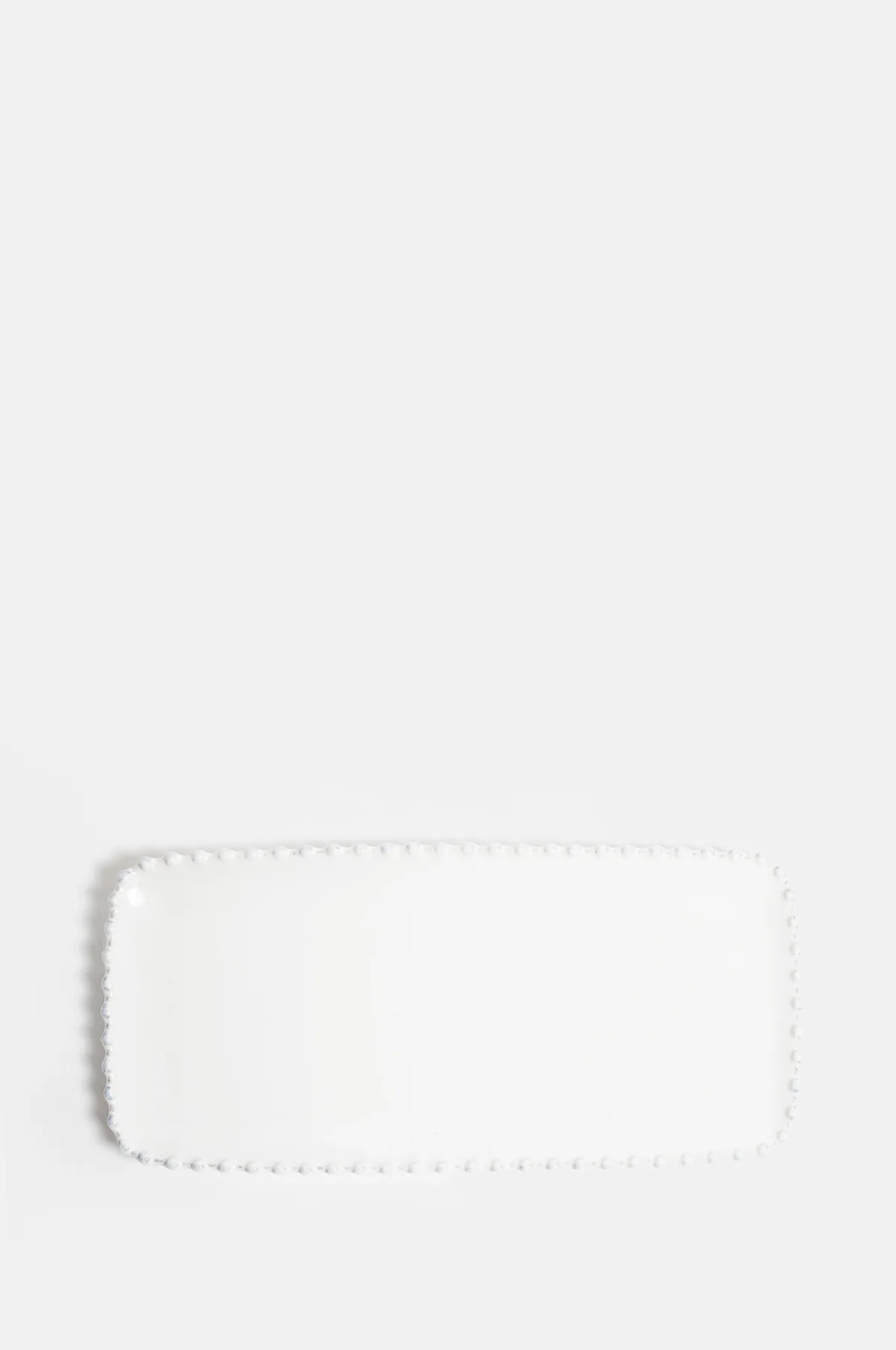 Pearl White Rectangular Tray