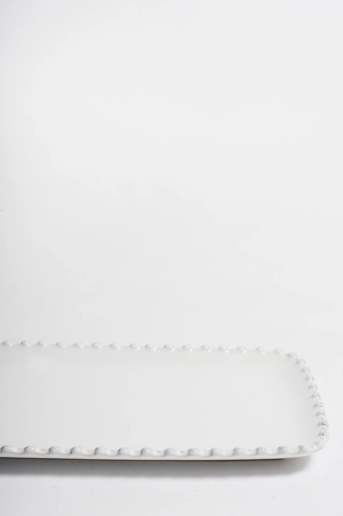 Pearl White Rectangular Tray - Image 4