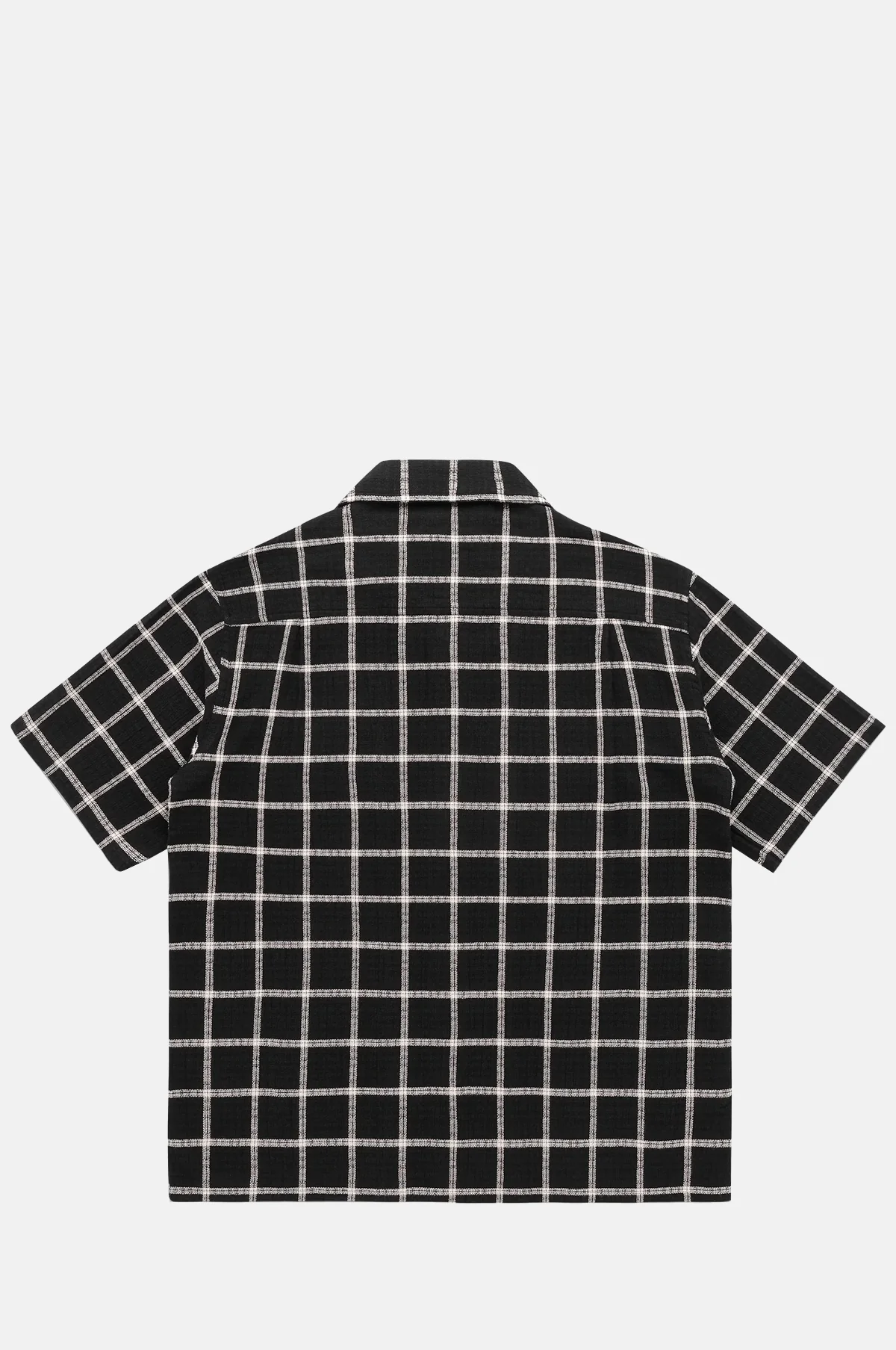 Penny Loom Cotton Shirt S/S Black - Image 4