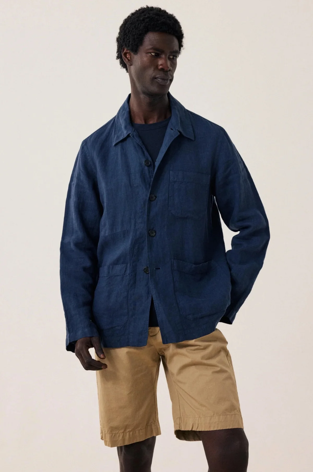 Perry Pat Shirt Navy Blue - Image 2