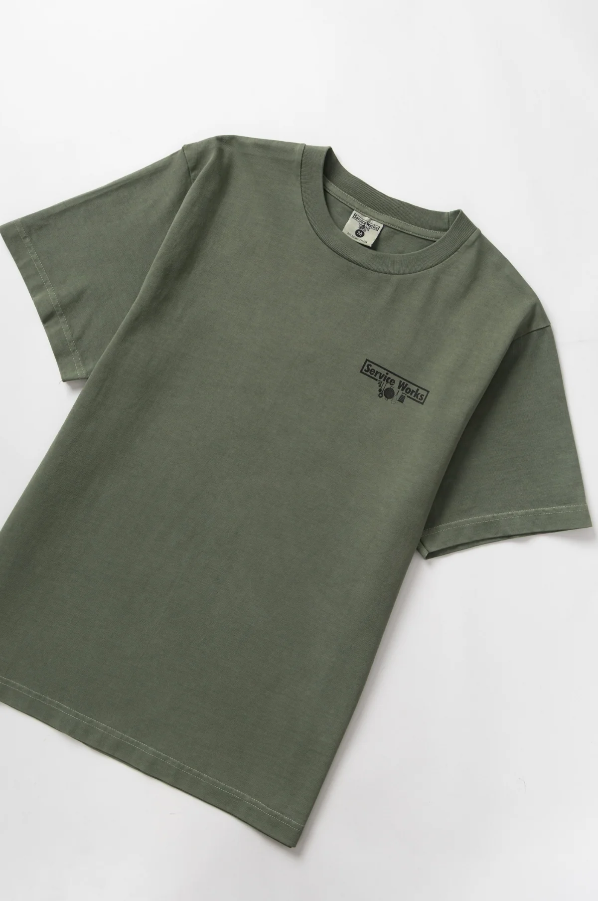 Pigment Dyed Trademark Tee Olive - Image 2