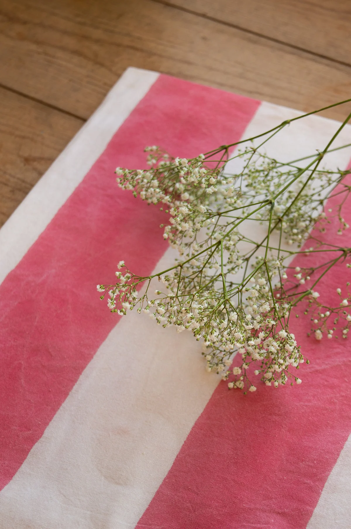 Pink Stripe Tablecloth - Image 2