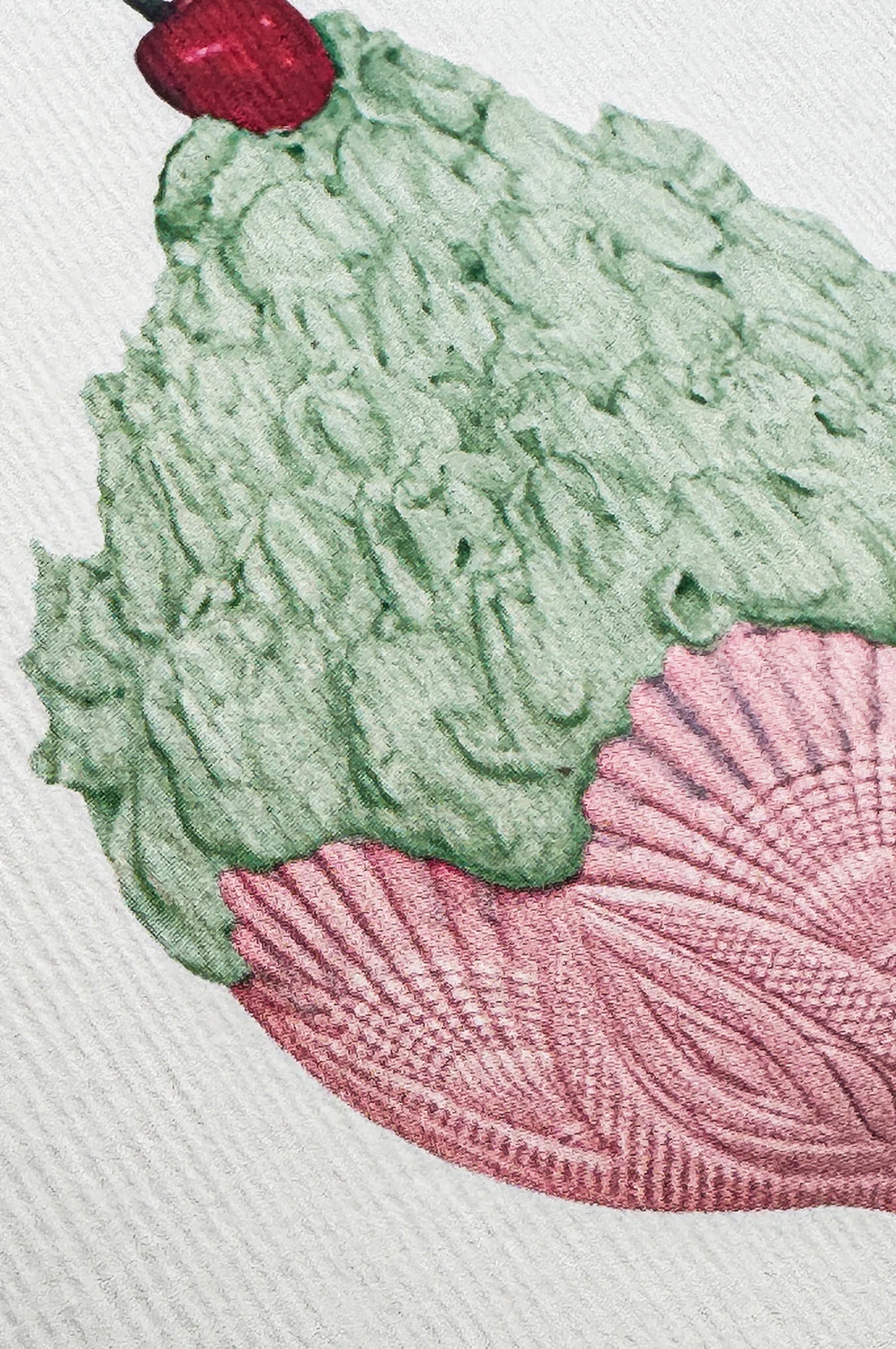 Pistachio Chantilly Cream Notecard - Image 2