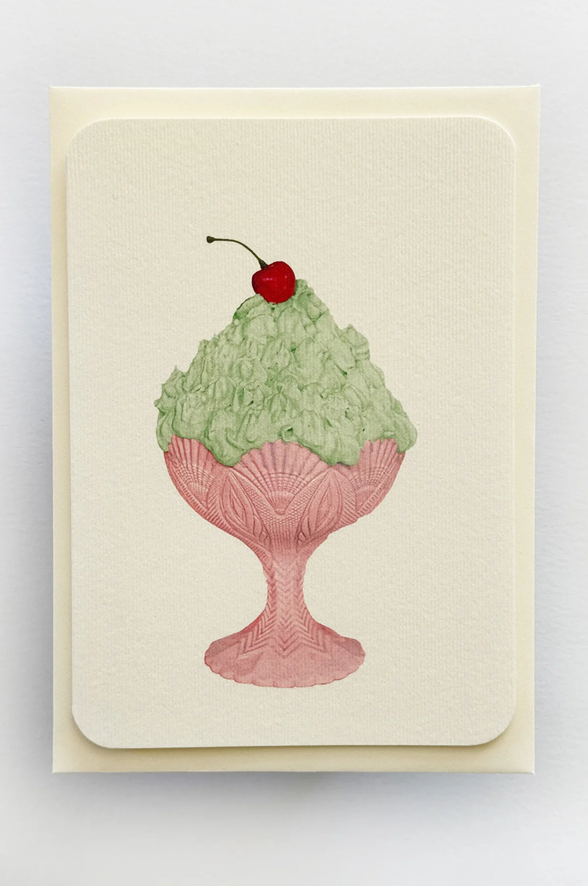 Pistachio Chantilly Cream Notecard - Image 3