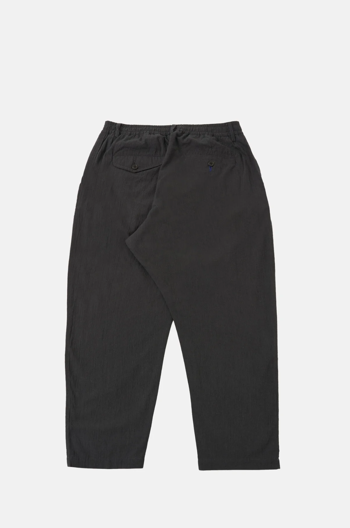 Pleated Track Pant Seattle Cotton Charcoal - Image 6