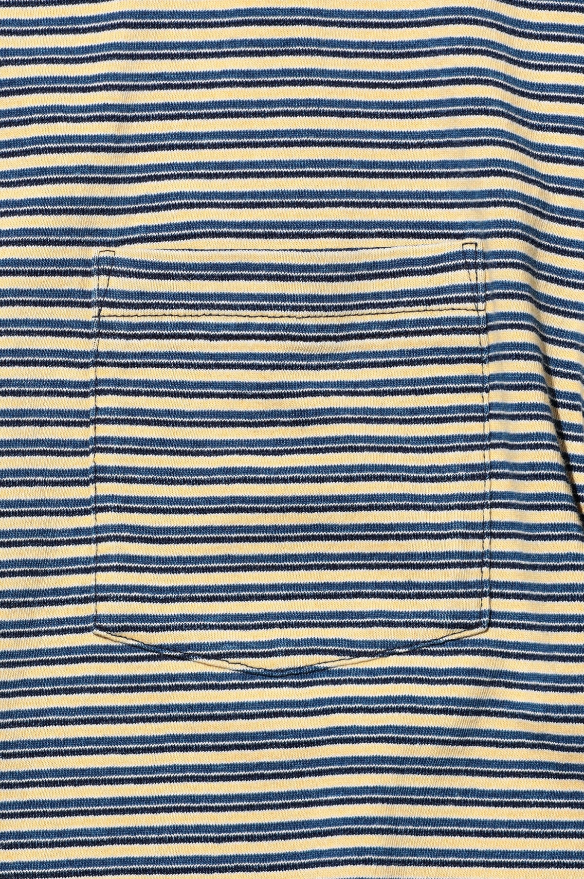 Pocket Tee Indigo Stripe Off White - Image 4