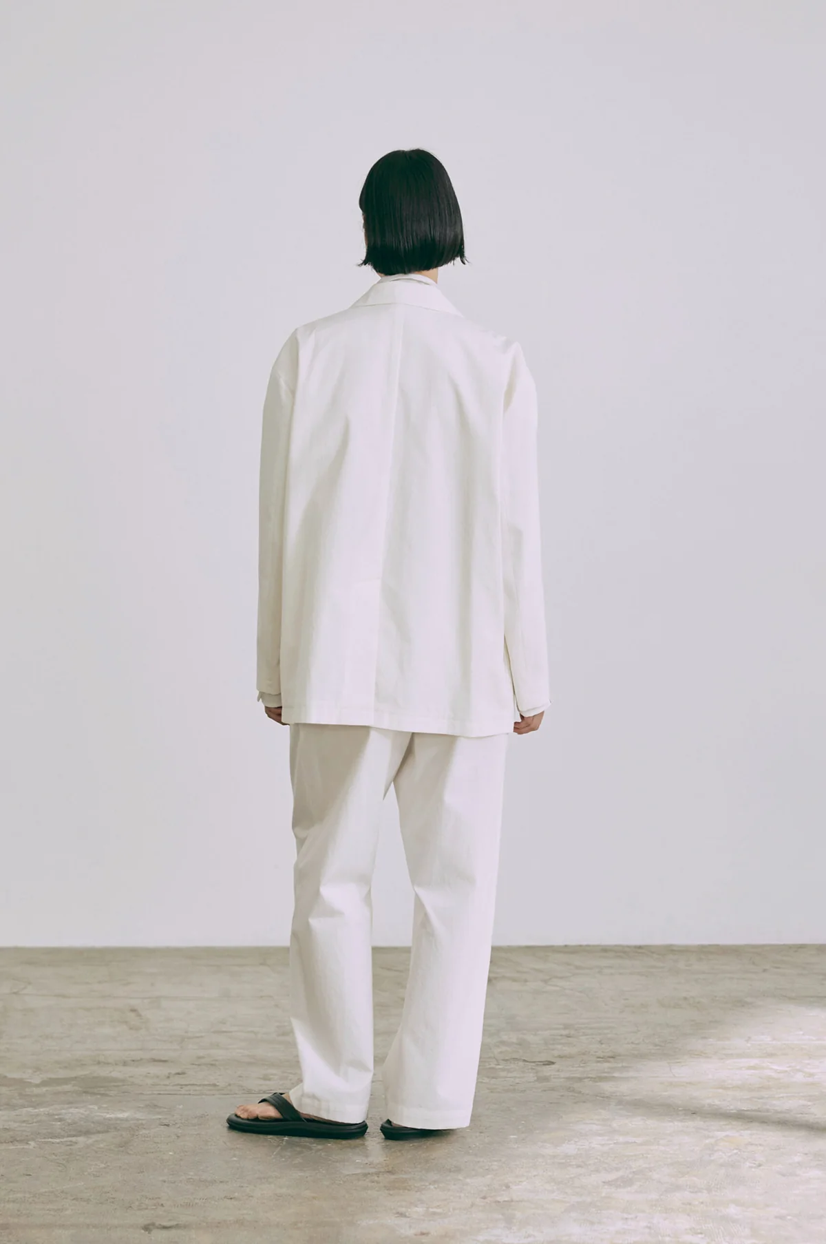 Porter Chino Jacket Off White - Image 3