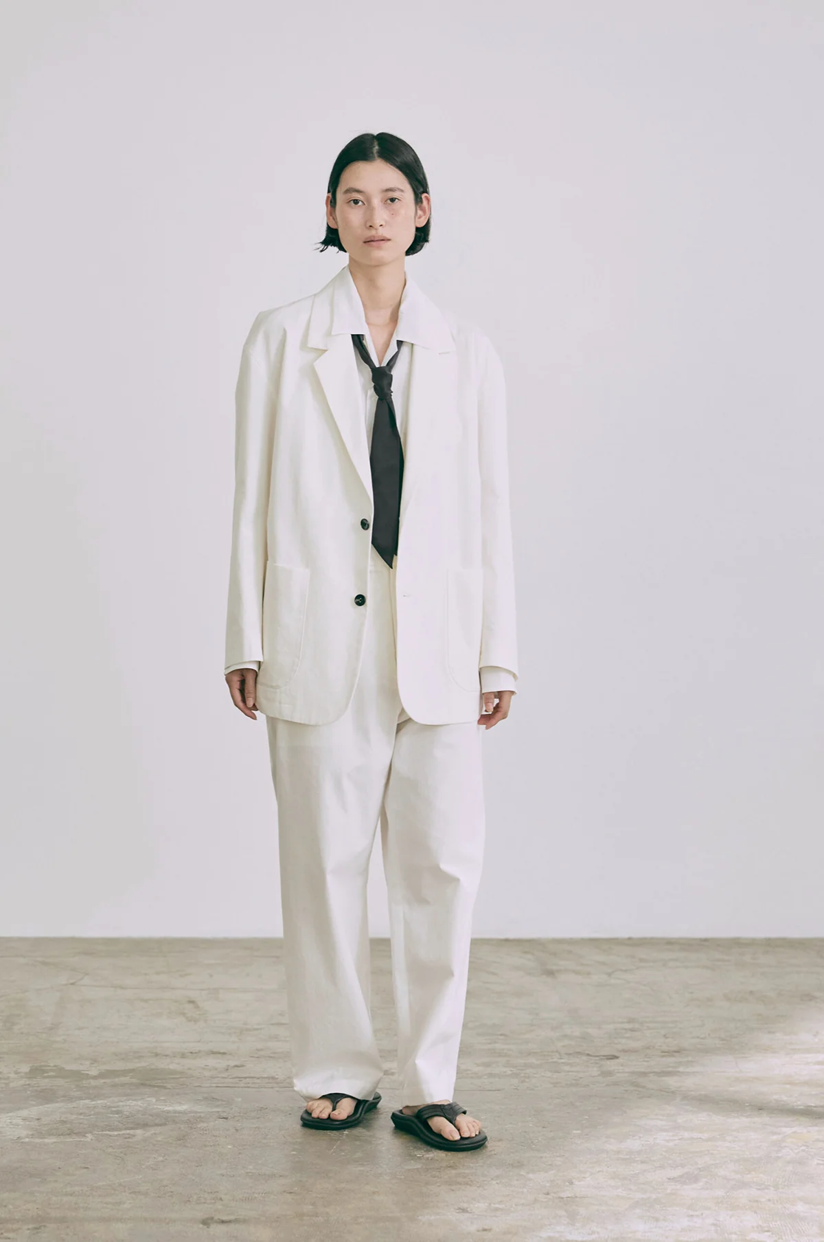 Porter Chino Jacket Off White - Image 6