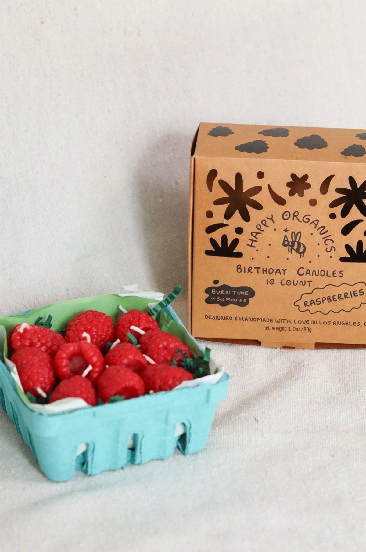 Raspberry Birthday Candles - Image 4
