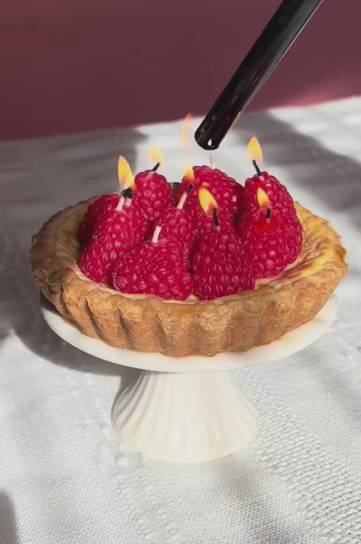 Raspberry Birthday Candles - Image 5