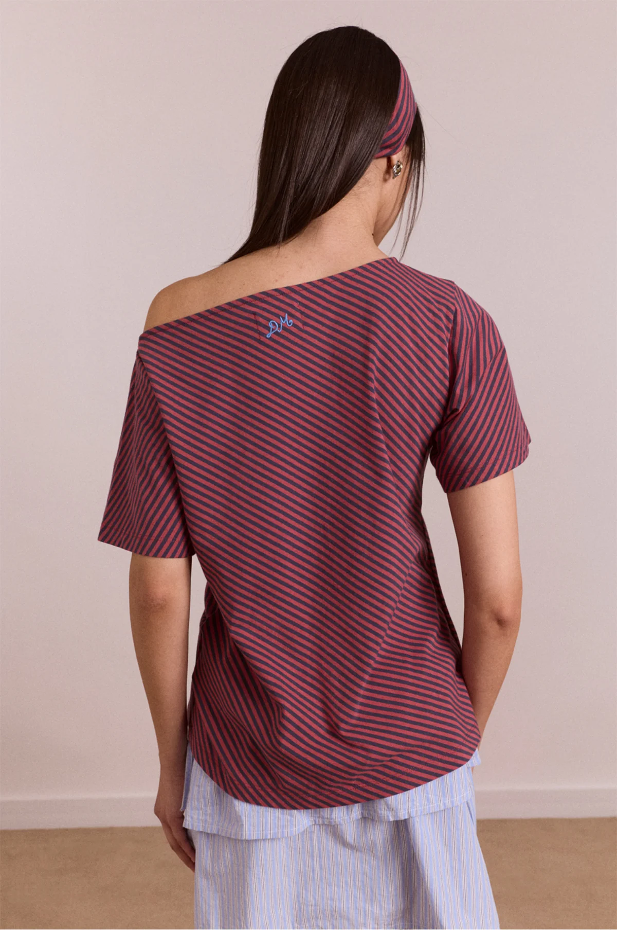 Reece Tee Red Stripe - Image 5