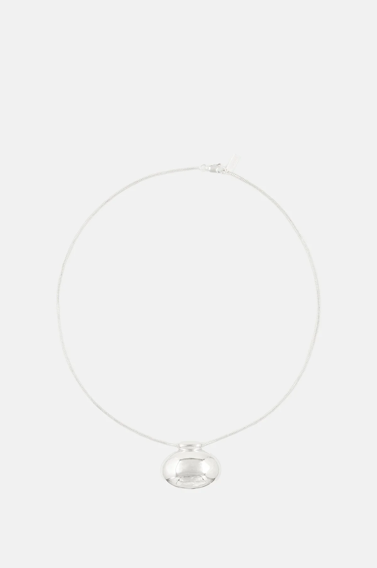 Reflection Pendant Silver Necklace