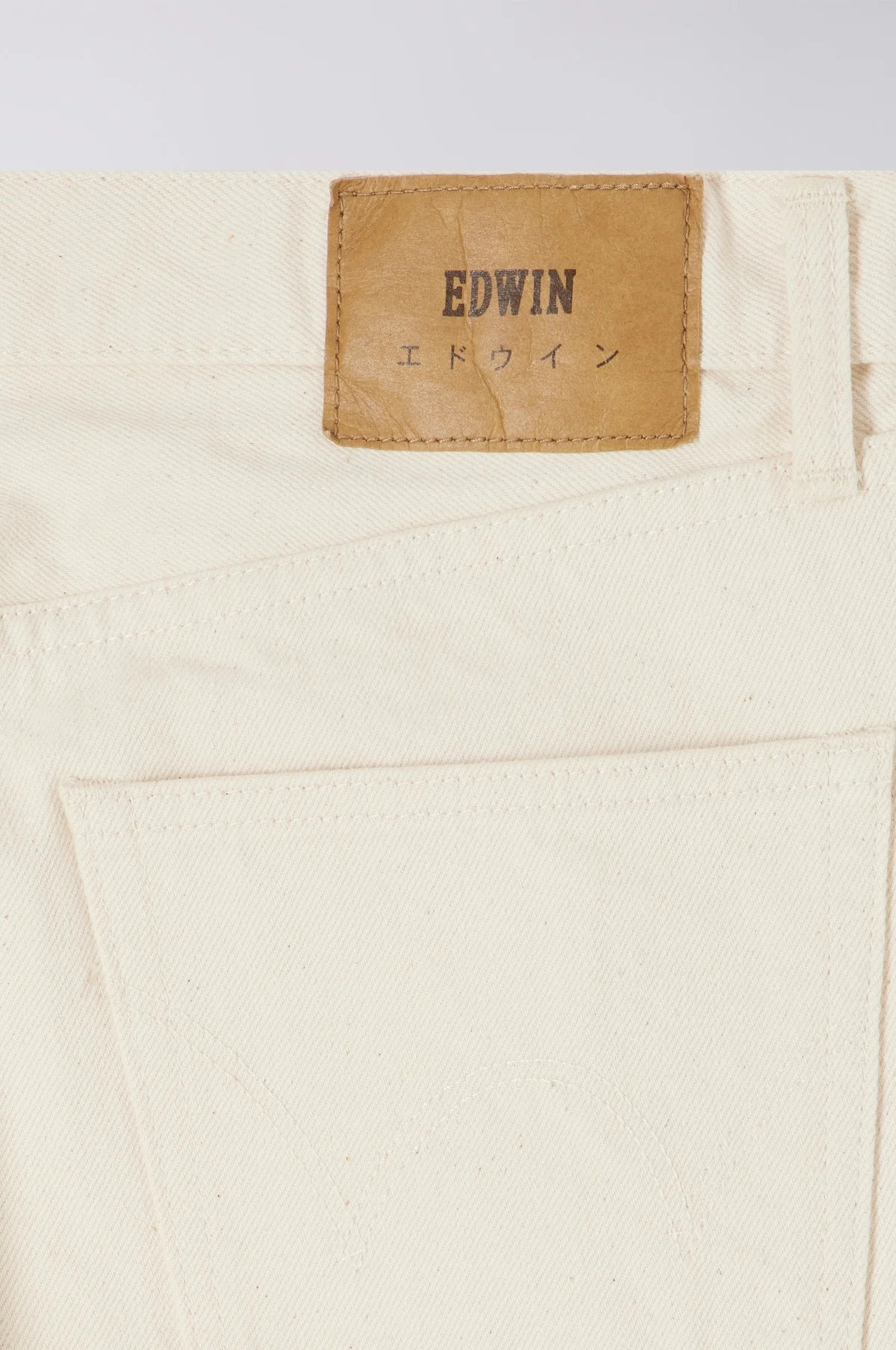 Reg Tapered Kurabo Natural Red Selvedge 14oz L30 - Image 6