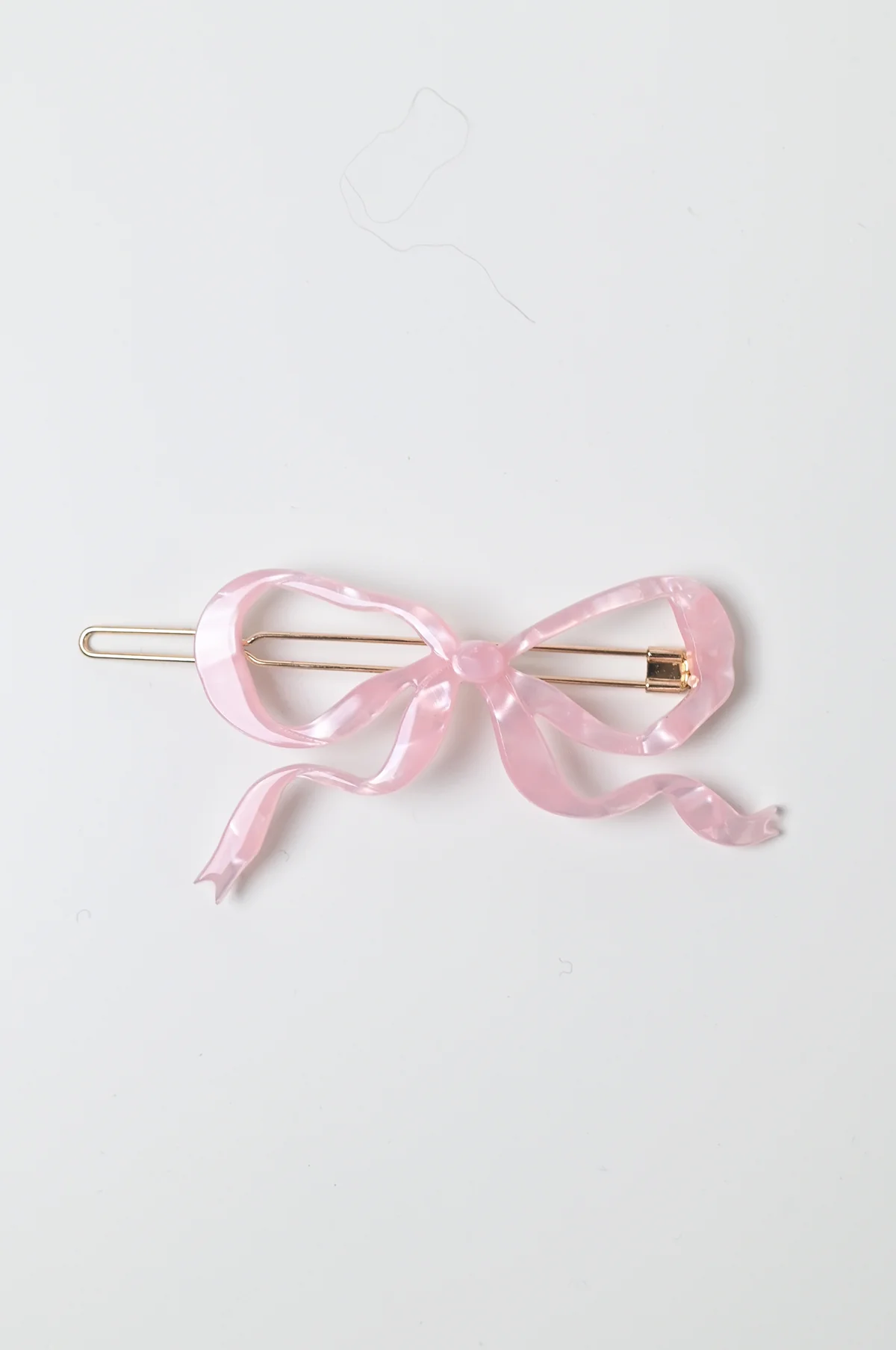 Ribbon Bow Clip Pink - Image 3