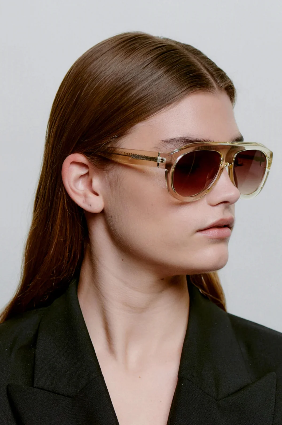 Rio Sunglasses Ecru Transparent - Image 6