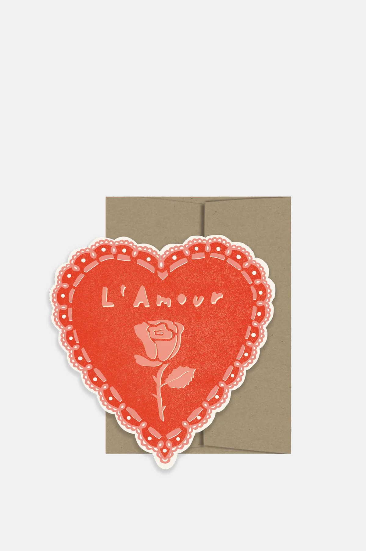 Rose Heart Card