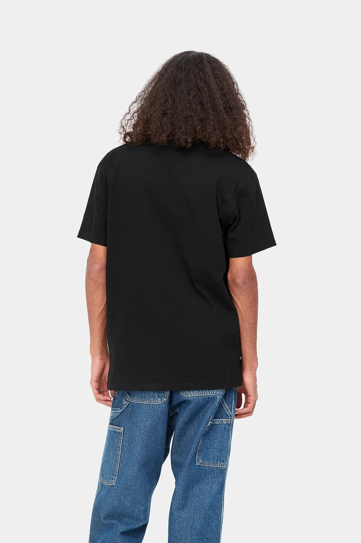 S/S American Script T-Shirt Black - Image 5