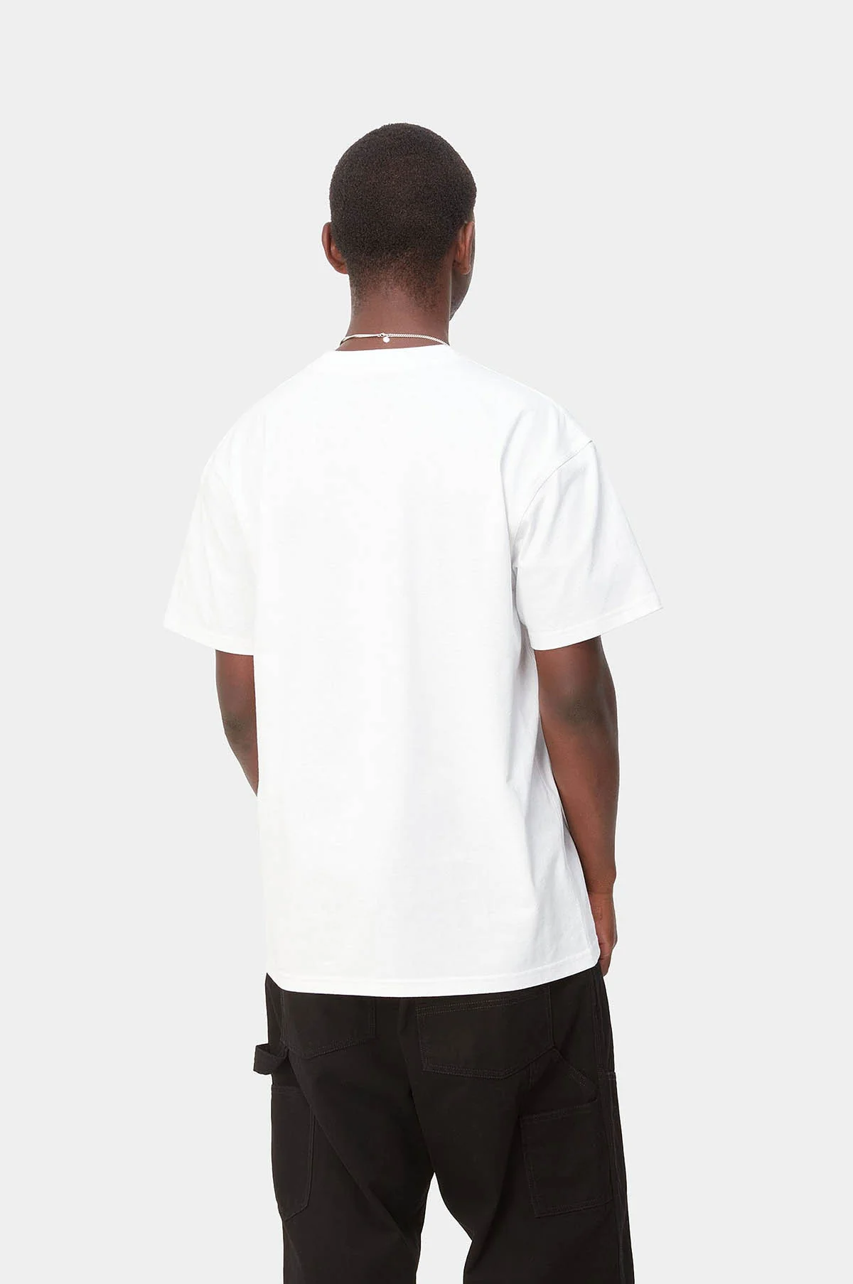 S/S American Script T-Shirt White - Image 3