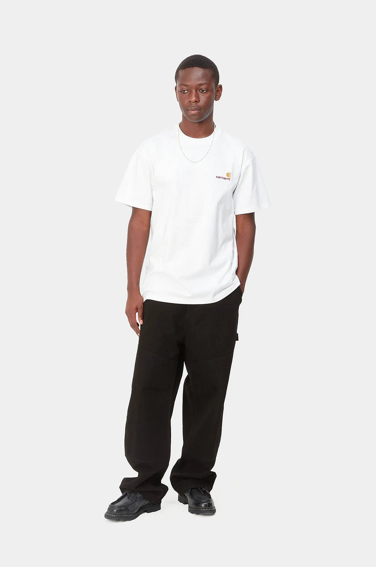 S/S American Script T-Shirt White - Image 4