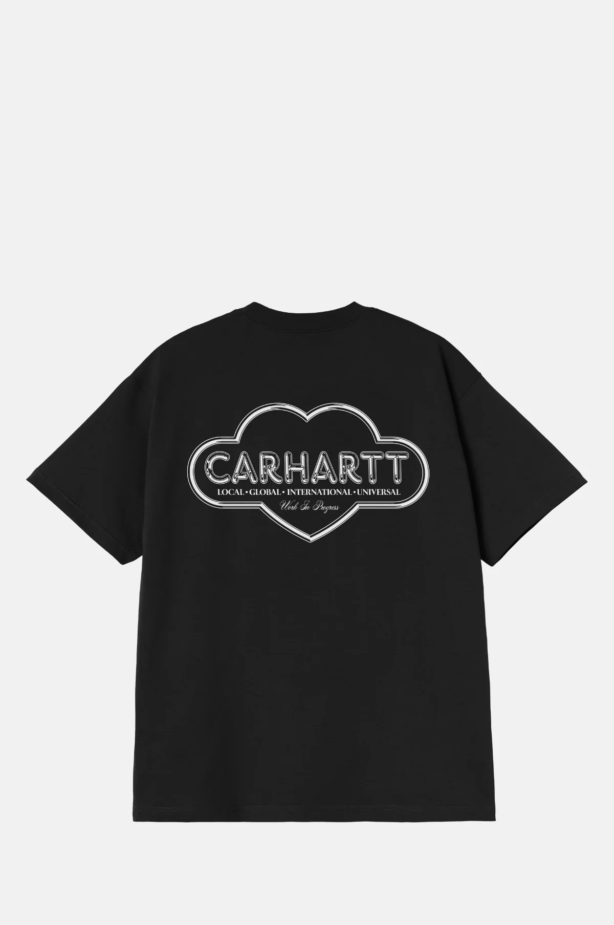 S/S Cloud Heart T-Shirt Black - Image 2