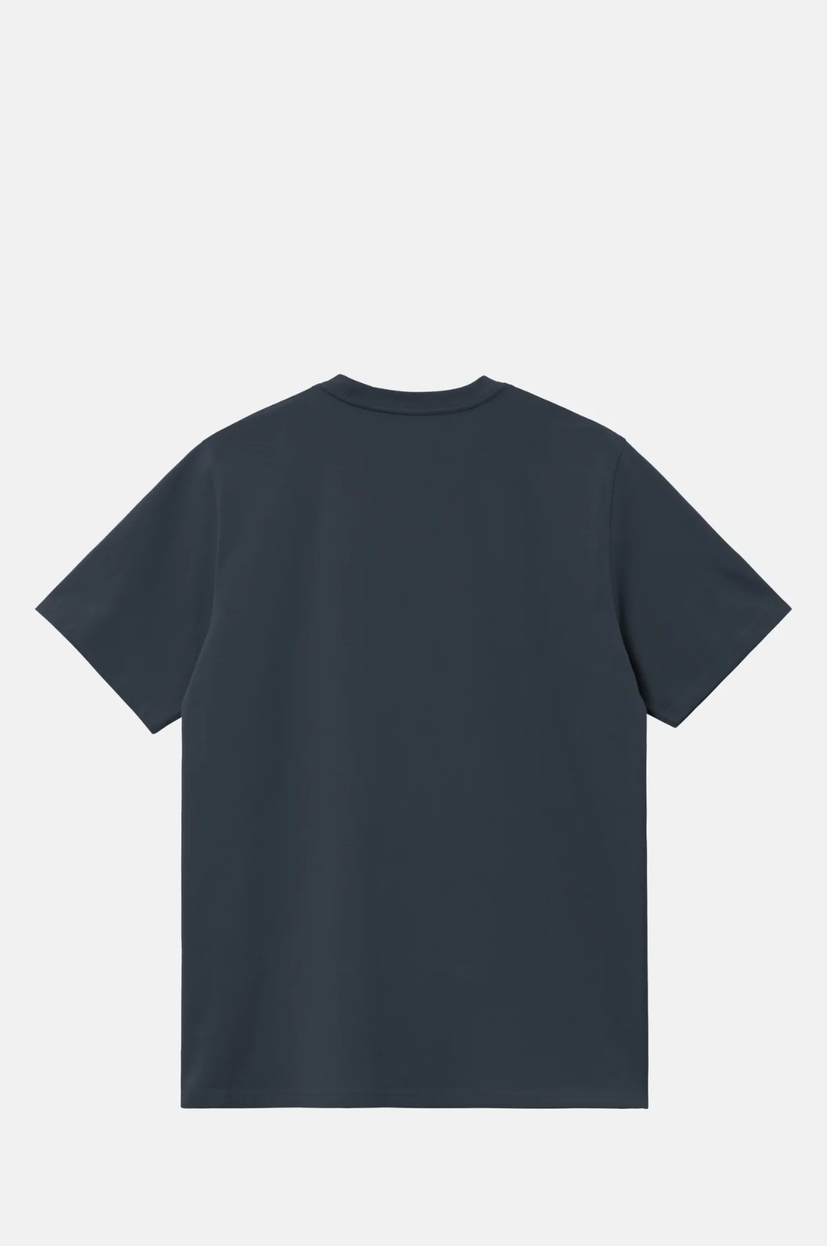 S/S Script Embroidery T-Shirt Deep Night/White - Image 2