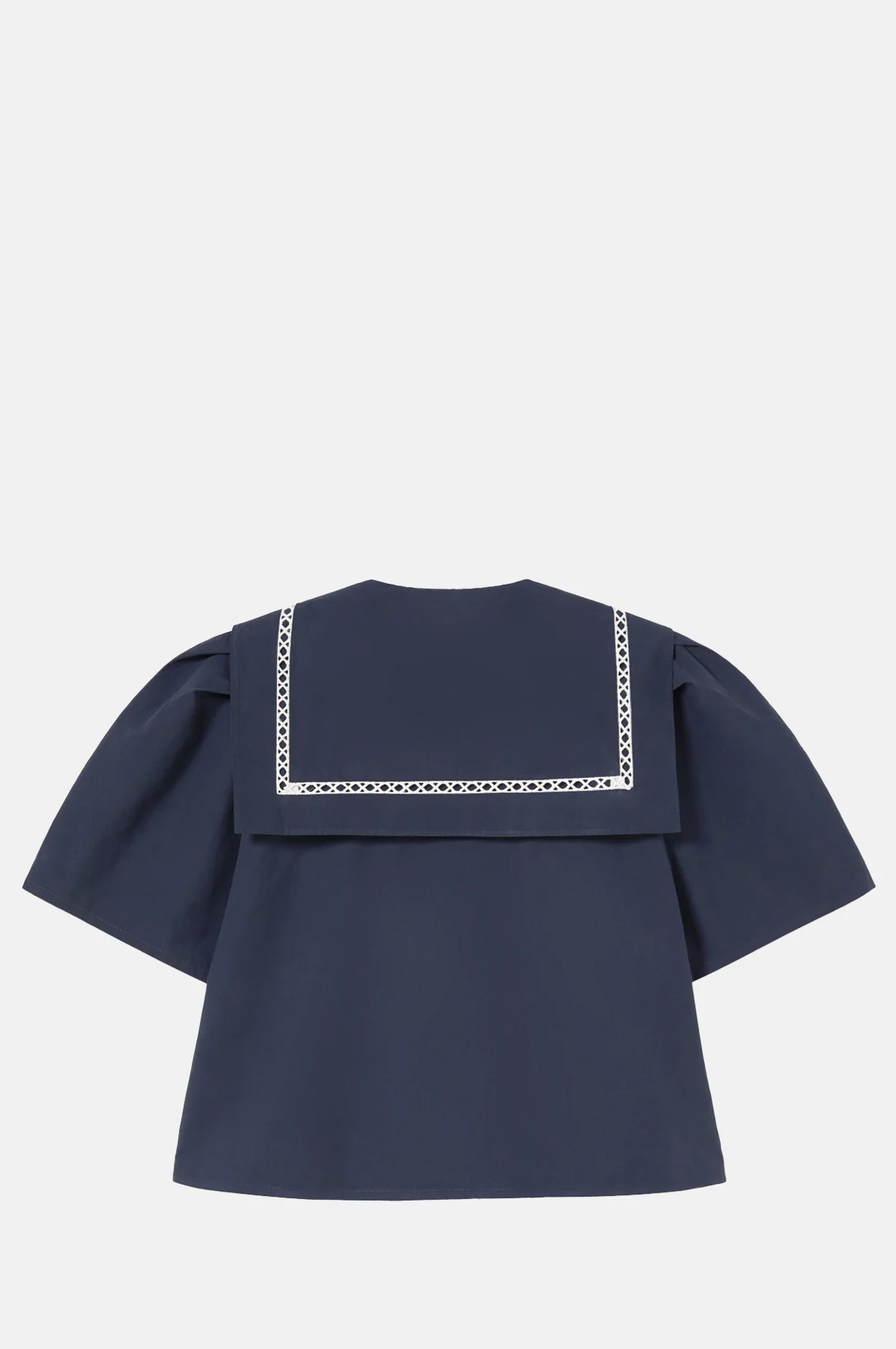 Sailor Neck Blouse Navy - Image 8