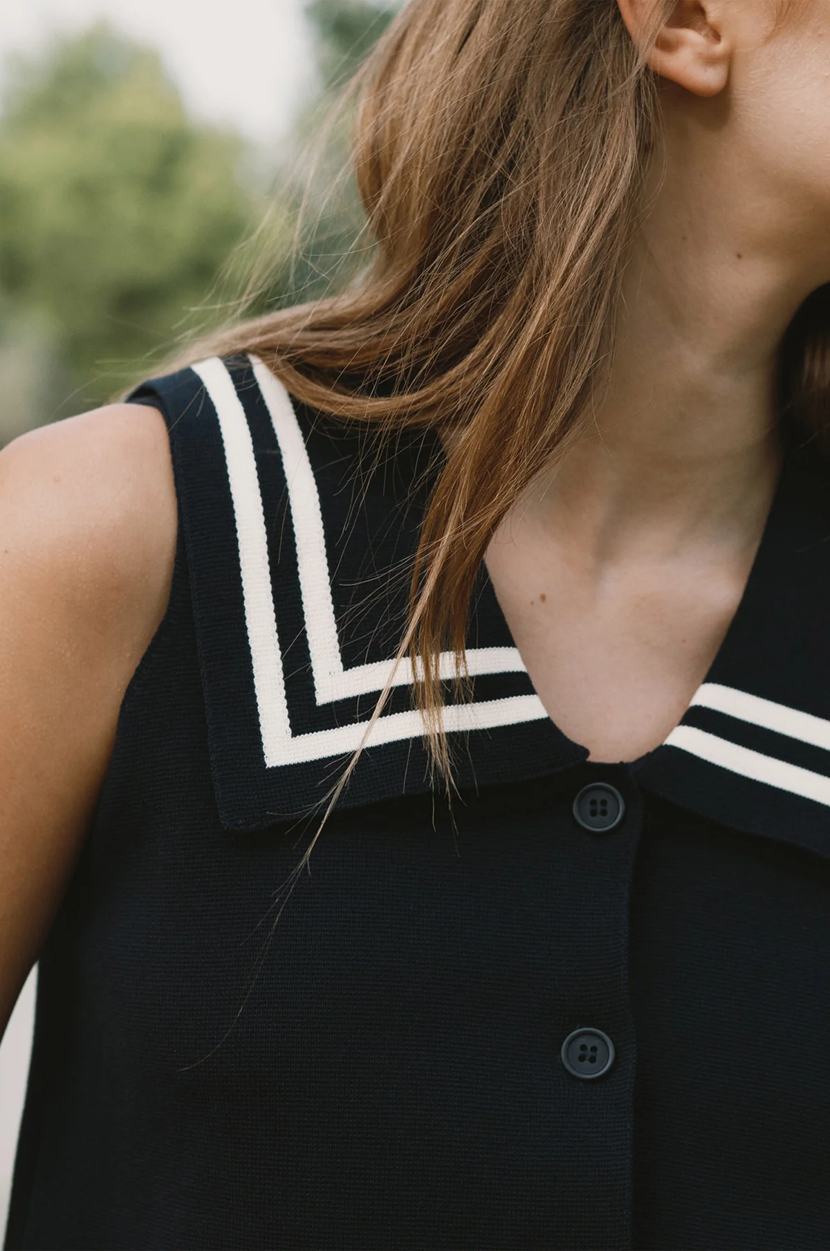 Sailor Vest Navy - Image 3
