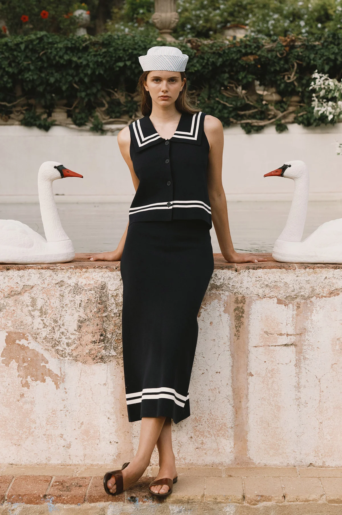 Sailor Vest Navy - Image 4