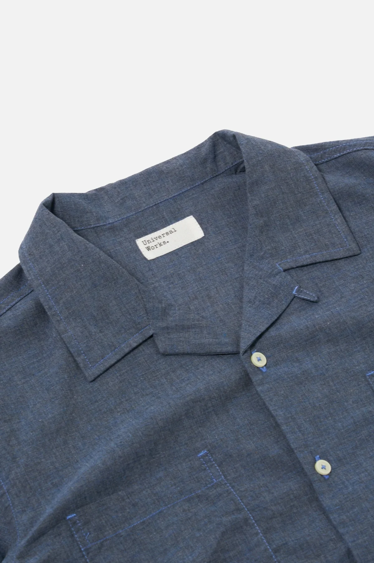 Sal Road Shirt Indigo - Image 3
