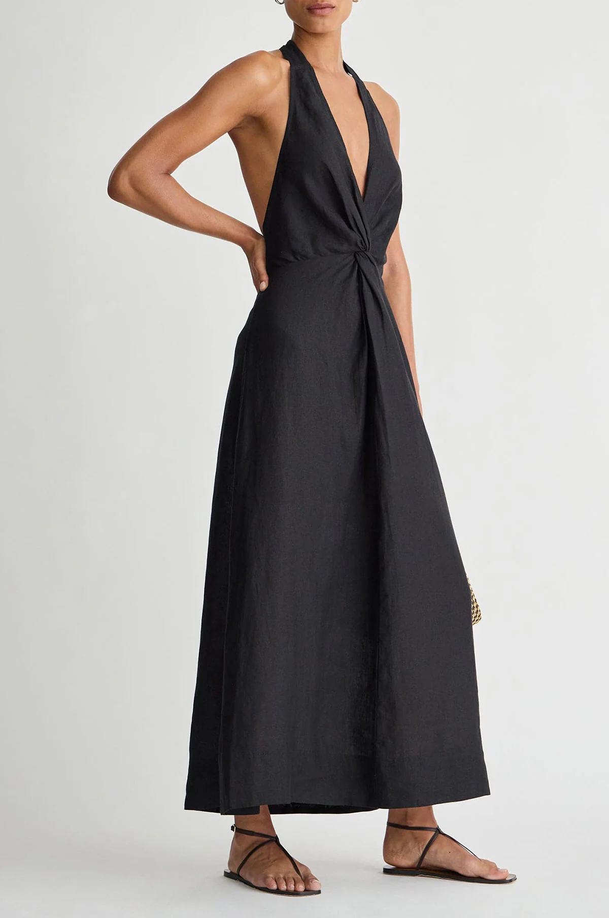 Salome Halter Maxi Black - Image 4