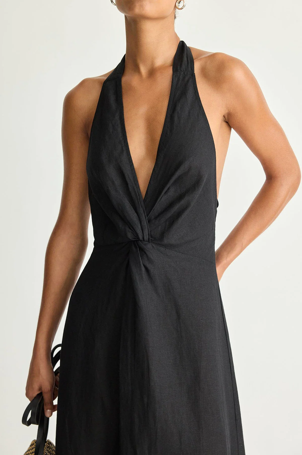 Salome Halter Maxi Black - Image 5