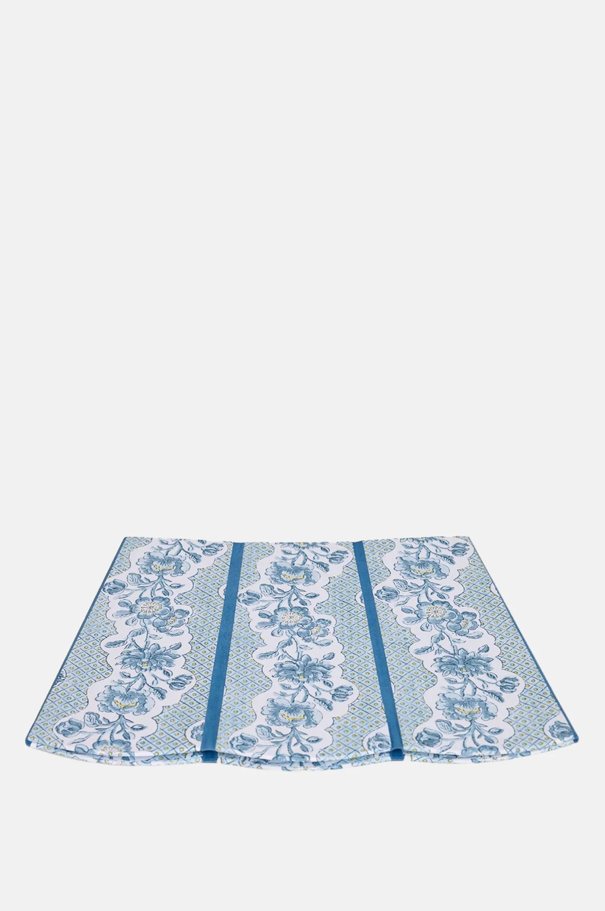 Scalloped Collapsible Basket Indigo - Image 4