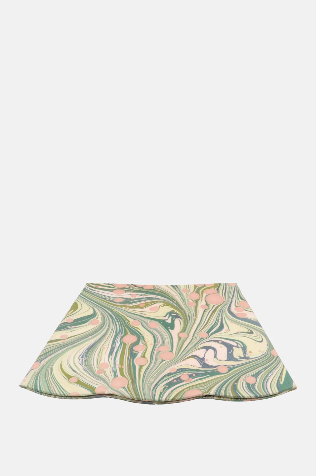 Scalloped Collapsible Basket Moss Fire Whirl - Image 3