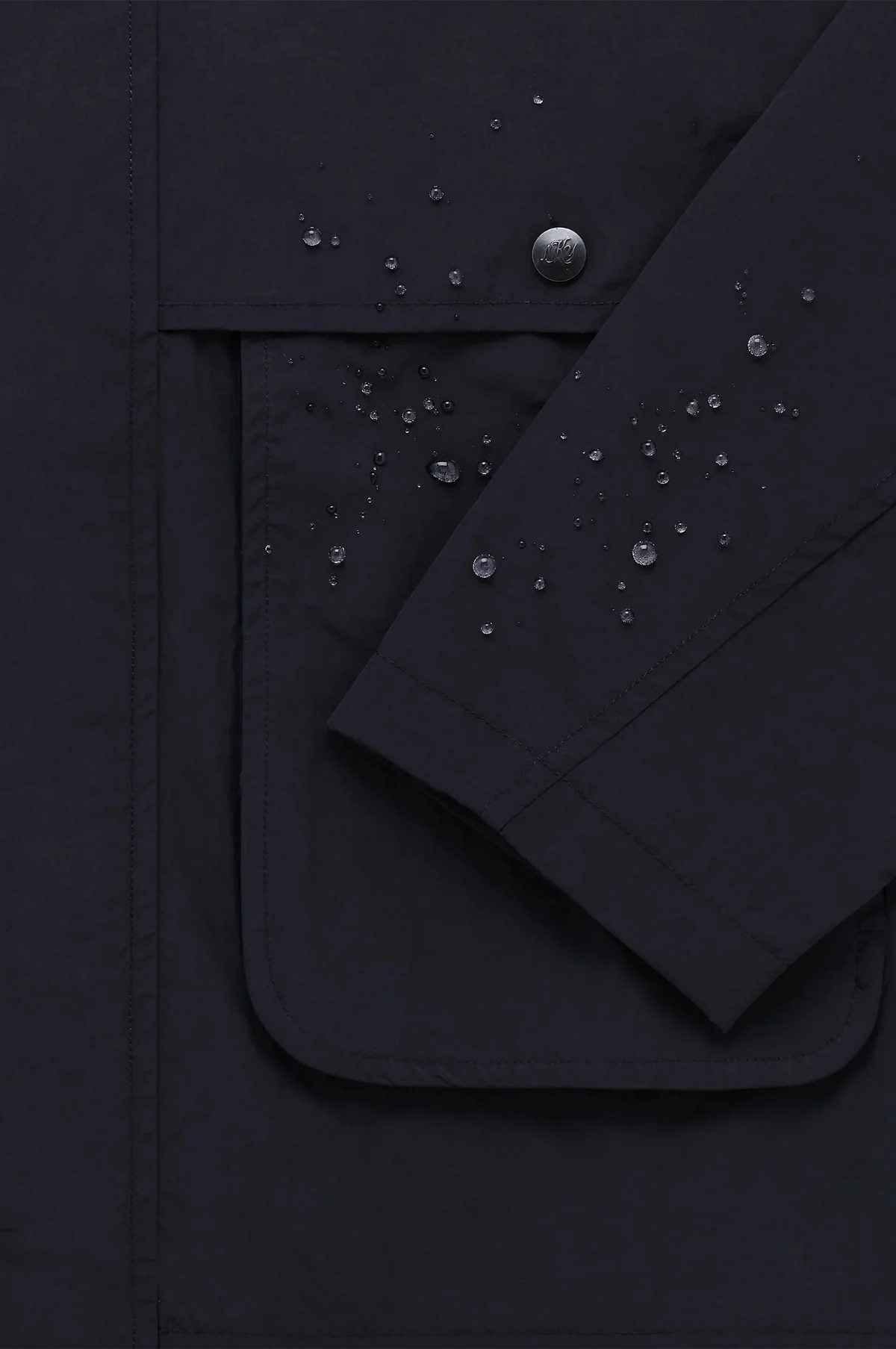 Scout Nylon Coat Navy - Image 3