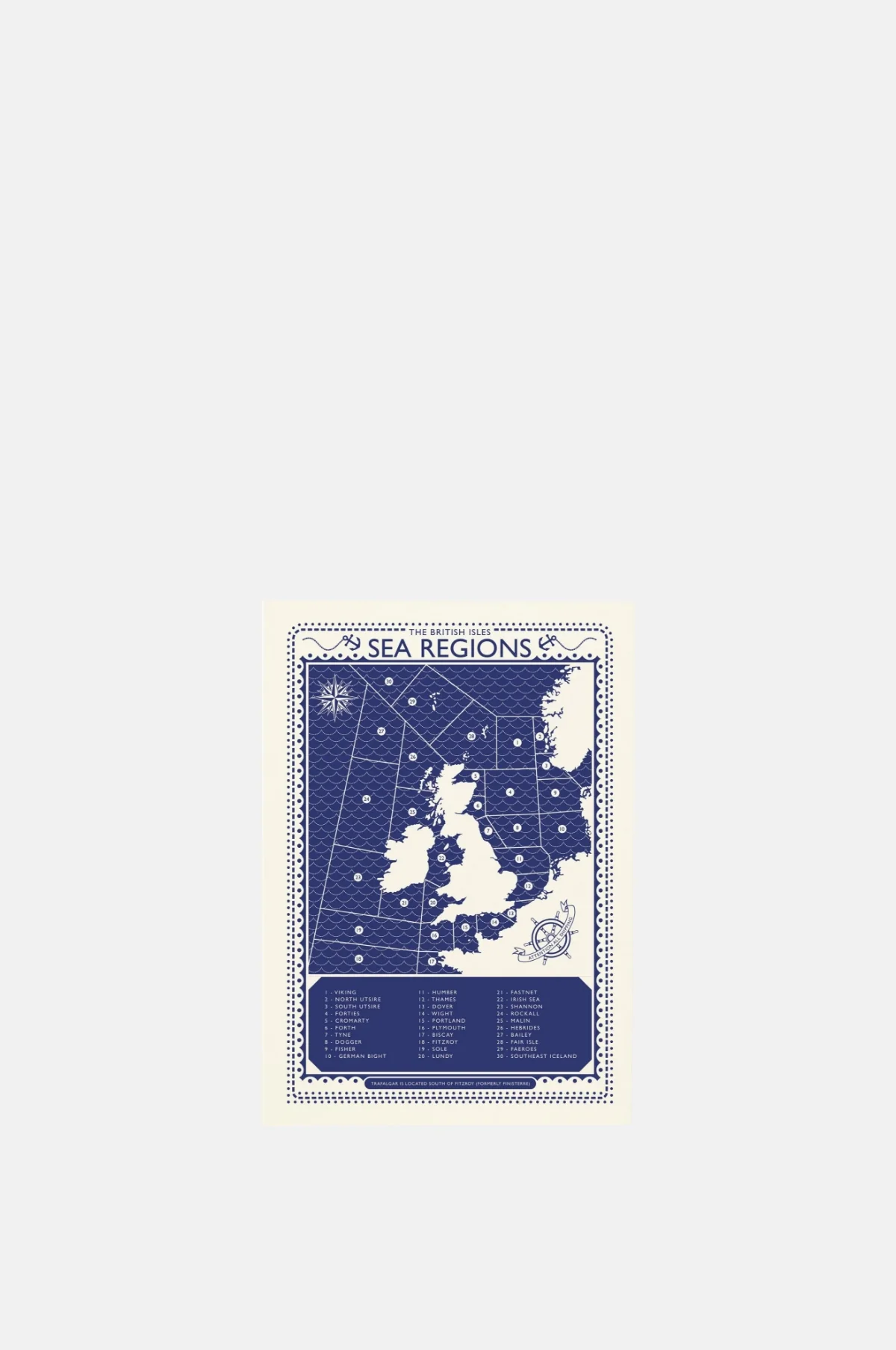 Sea Regions Greeting Card